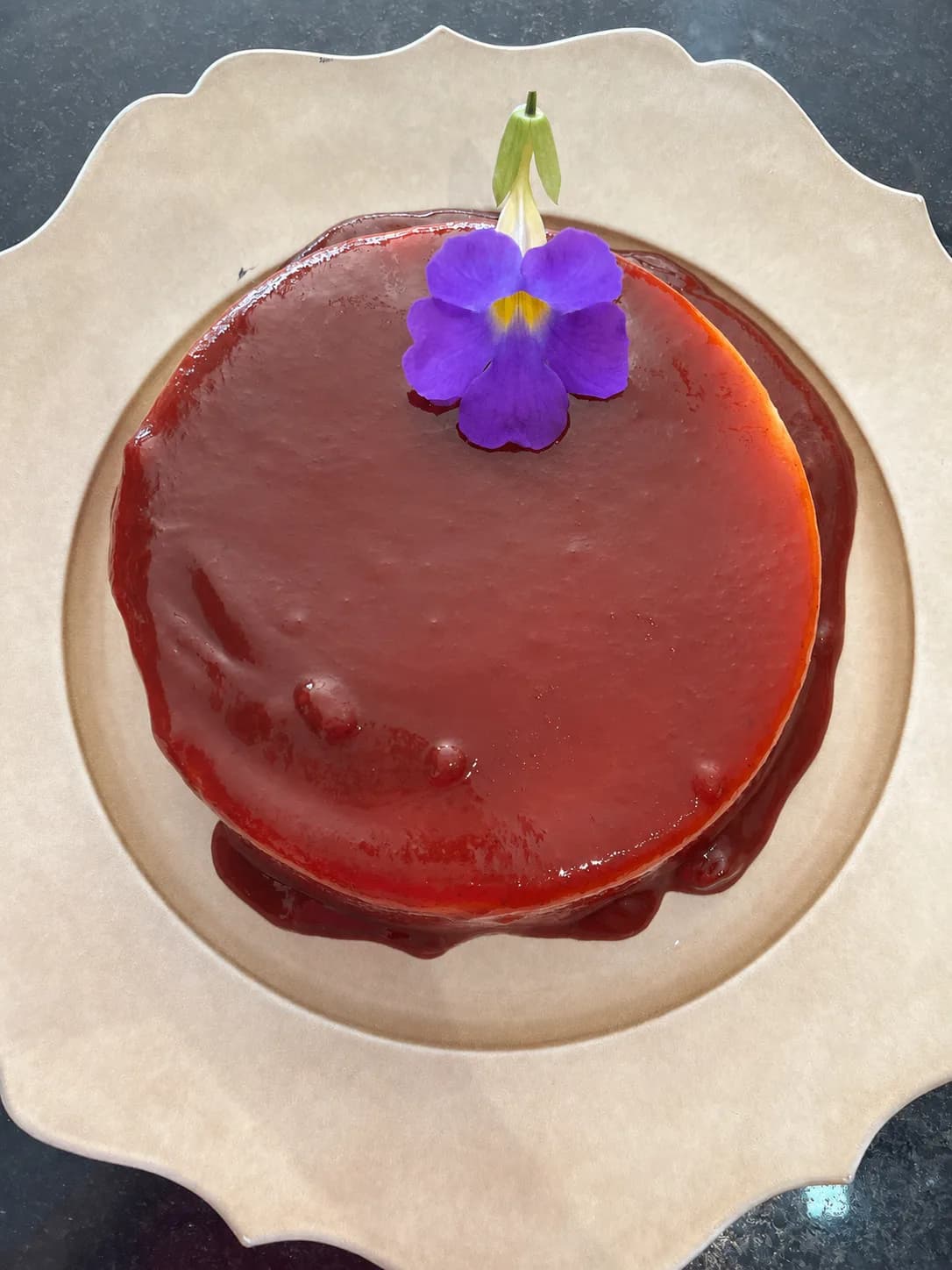 Flan Perfecto sabor guayaba