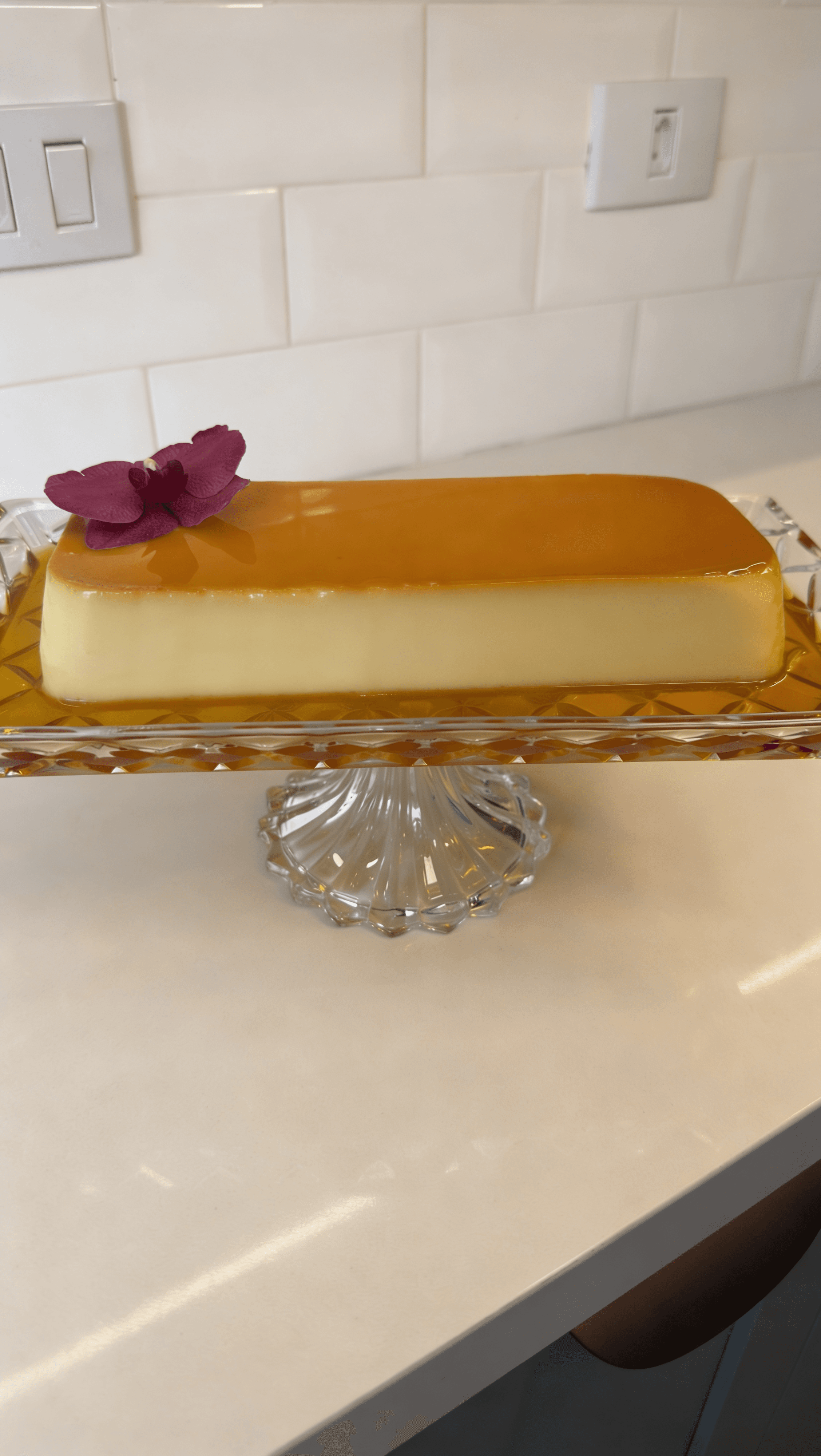El Flan Perfecto en formato rectangular