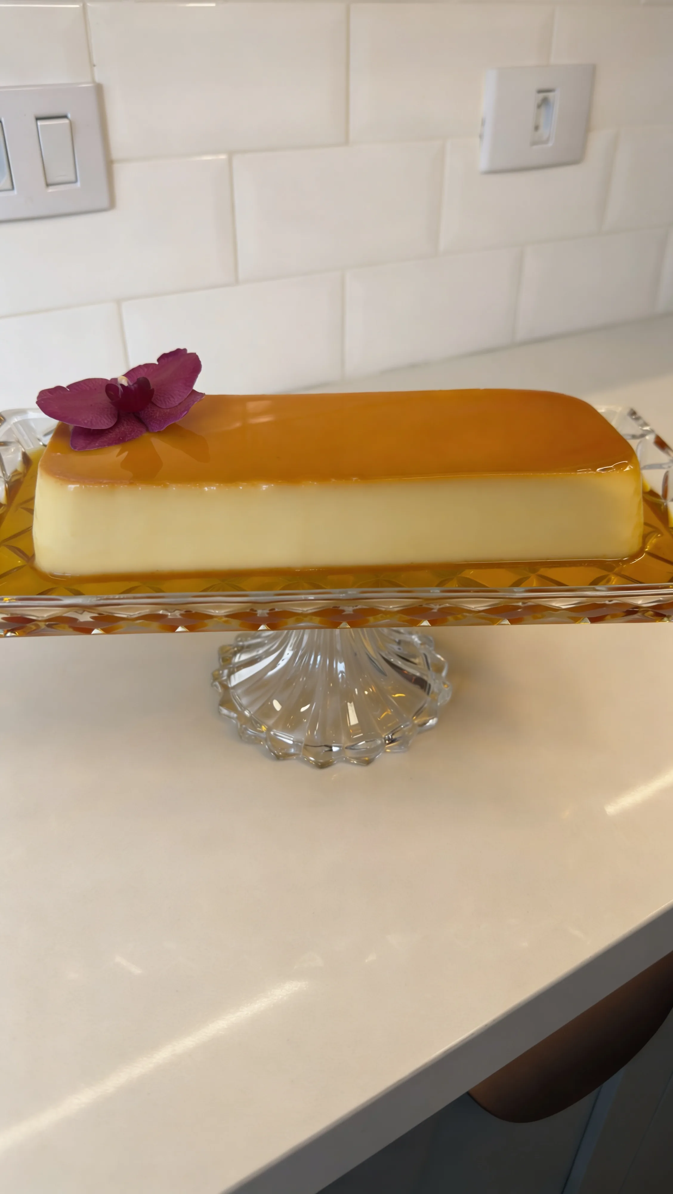 El Flan Perfecto en formato rectangular