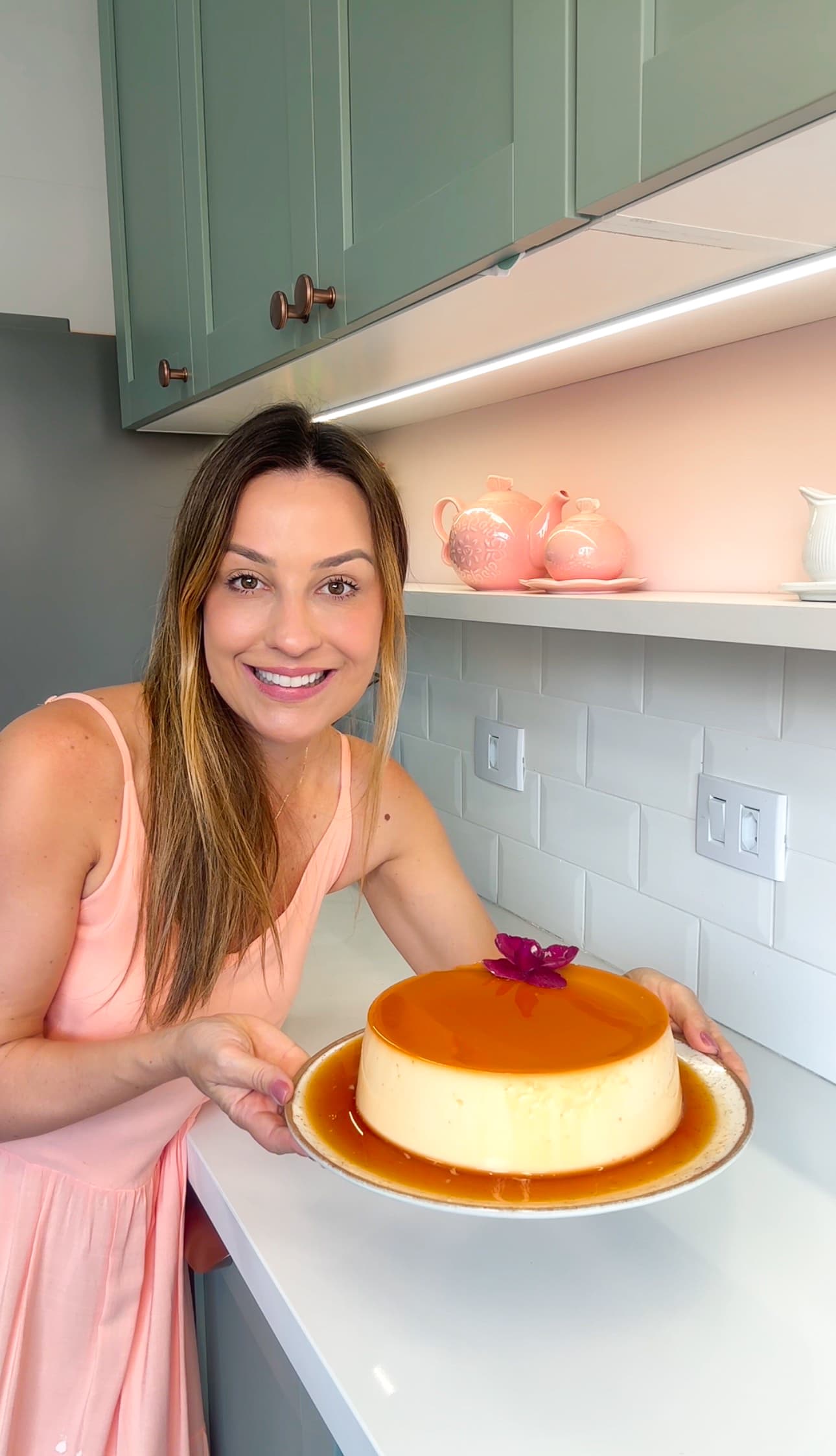 Priscila Marçal con su Flan Perfecto